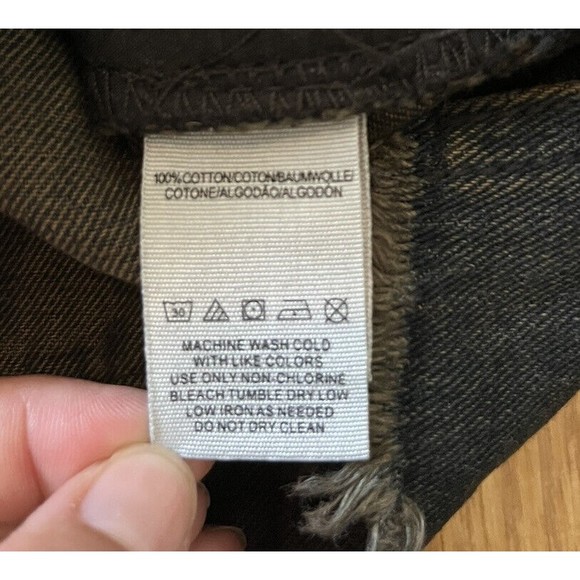 NWT Free People Dark Wash Runaway Slouch Button Fly Cut Off Denim Shorts… - Picture 12 of 12